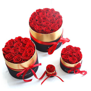 Eternal Flower Real Preserved <strong>Red</strong> Roses <strong>Box</strong> Cylinder Paper Packaging Luxury Round Valentine Gift <strong>Box</strong> Rose in <strong>Box</strong> - Product Image 4