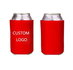 Custom Logo Thick SBR or Foam Material Beer Drink Cooler Can Sleeve Disposable Cooler Bag Neoprene Can Coolers - Product Image 1
