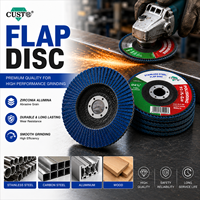 Disque à lamelles en céramique de qualité supérieure 115mm 125mm T27 pour finition de surface en acier inoxydable Inox, outil pour meuleuse d'angle