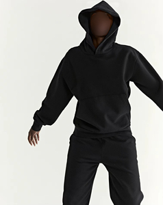 American Basic Hoodie Color Fleece Hooded Sweatshirt Set Drop Shoulder Sleeve Versatile Loose Fit Winter Print Pattern - Product Image 5