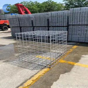 CE <span class=keywords><strong>ISO</strong></span> fabrika toptan yüksek kalite Gabion kutuları 60x80mm kaynaklı tel örgü sepetler çelik tel örgü taş duvar Gabion - Product Image 6