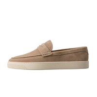 Chaussures bateau en daim pour hommes, style italien, qualité supérieure, durables, à enfiler, grandes tailles, décontractées, personnalisables OEM