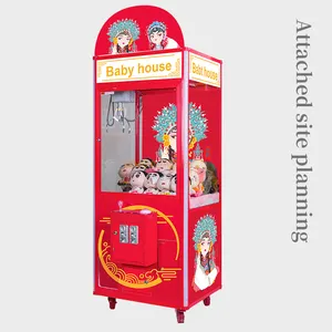 Kinderen 6-12 Jaar Oude Chinese Stijl Entertainment Rocker Muntautomaten Custom Speelgoed Kraan Machine