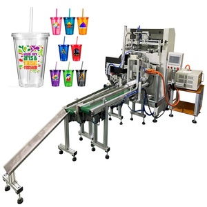 Paper Cup Auto <strong>UV</strong> <strong>Screen</strong> <strong>Printer</strong> PP PET Cup <strong>Screen</strong> <strong>Printer</strong> - Product Image 1