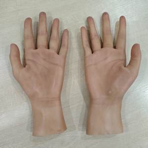 Guanto di simulazione mani modello di stampo indossabile Cosplay a mano artificiale che cambia carnevale realistico maschera in Silicone fatto a mano - Product Image 2