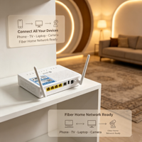 Modem FTTH H1S-3 XPON GPON Epon ONU d'occasion 1GE+3FE WiFi SC UPC Équipement Fibre Optique ONT