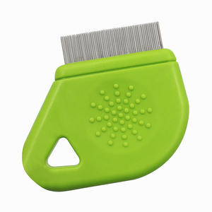 Peine de Acero Inoxidable para Mascotas, Perros y Gatos, para Eliminar Piojos, Liendres, Garrapatas y Pulgas, Limpieza Facial - Product Image 4