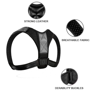 Ceinture Correctrice de Posture en Néoprène et Cuir Réglable pour le Haut du Dos – Offre Spéciale - Product Image 3