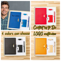 Porte-cartes original, stylo et porte-clés en cuir, ensembles de cadeaux d'affaires de luxe, gobelet isotherme