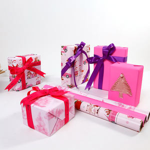 Wholesale 80g <b>Christmas</b> White Kraft <b>Paper</b> 43*300cm Gift Luxury Custom Packaging <b>Wrapping</b> <b>Paper</b> <b>Roll</b> - Product Image 2