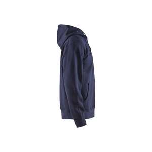 BLAKLADER - 339610488800XL Sudadera con capucha Azul marino-EAN 7330509484418 WORK HOODIES - Product Image 5
