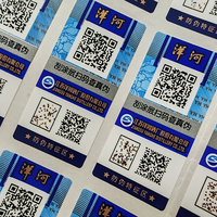 Autocollants de sécurité holographiques personnalisés avec logo privé, imperméables, adhésifs, publicitaires, avec code QR