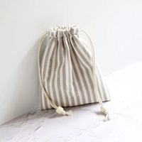 Sac à cordon en coton à motif personnalisé, nouveau style, écologique, anti-poussière, avec double cordon