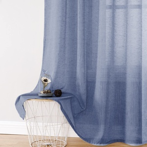 Rideau fini voile transparent rideaux occultants tissu pour chambre salon - Product Image 4