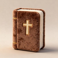 Oreiller en peluche personnalisé Bible avec broderie croisée souvenir religieux personnalisé écriture douce jouet en peluche chrétienne