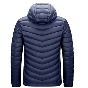 Abajo burbuja invierno hombres ligero con capucha Puffer Oem chaqueta logotipo personalizado cómodo abrigo de invierno Puffer chaqueta hombres - Product Image 4