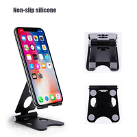 Support de téléphone portable personnalisé avec logo, support de téléphone portable en alliage d'aluminium pour tablette, iPhone 7, 7 Plus, iPhone 6, 6s, Samsung, téléphones