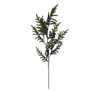Rama Larga de <span class=keywords><strong>Araucaria</strong></span> Navideña, Ramillete de Pino de Norfolk para Centro de Mesa Navideño Grande, Decoración Navideña Verde - Product Image 1