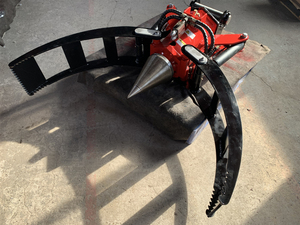 Máquina para partir leña RIMA, divisor de troncos cónicos, cortador de leña hidráulico, accesorio para miniexcavadora de 3-8 toneladas, para agricultura - Product Image 5