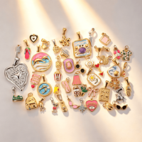 Pendentif de voyage étanche DIY en acier inoxydable plaqué or 18 carats pour maillot de bain, tongs et lunettes de soleil, accessoires de bijoux