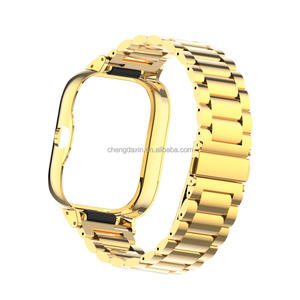 Para RedMi <span class=keywords><strong>Band5</strong></span> 4 correa de reloj de acero inoxidable y correa de integración de caja para RedMi <span class=keywords><strong>Band5</strong></span> 4 pulsera de pulsera - Product Image 2