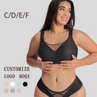 Soutien-gorge Confortable en Maille Respirante Anti-affaissement pour Femmes Grandes Tailles, Poitrines Généreuses et Poitrines Mignonnes