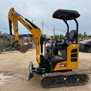 Mini-excavatrice sur chenilles Sany SY18U d'occasion, 1,8 tonne, micro-excavatrice à rotation zéro avec châssis réglable, à vendre - Product Image 2