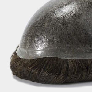 Parrucche INS Newtimeshair con Sistema di Sostituzione Capelli <span class=keywords><strong>Uomo</strong></span>, in Capelli Indiani Remy Iniettati Super Sottili, Densità 100%, Colore Nero Naturale - Product Image 2