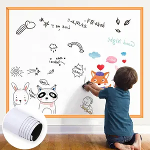 Pegatina de pared autoadhesiva para aula, pizarra blanca, negra o verde, para niños - Product Image 1