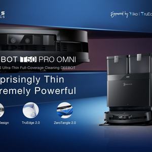 สำหรับหุ่นยนต์ดูดฝุ่นถูพื้น T50 PRO Omni รุ่น 3.19 นิ้ว ดีไซน์บางเฉียบ แรงดูด 15,000Pa ระบบป้องกันสายพันกัน ZeroTangle 2.0 พร้อมระบบทำความสะอาดอัตโนมัติ TruEdge - Product Image 4