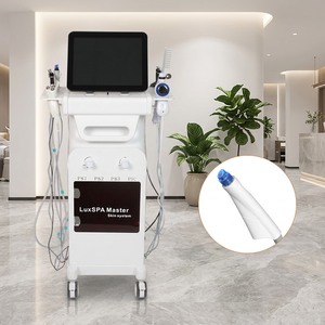 Appareil professionnel pour le visage à 12 poignées, microdermabrasion au diamant, pulvérisation d'oxygène pour SPA, extraction des points noirs, rajeunissement de la peau - Product Image 1