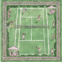 Tapis de Mahjong et de Poker Élégant à Motif Nœud Papillon, Design Bleu Frais pour 4 Joueurs, Antidérapant, Amortissant le Bruit, en Caoutchouc, Moderne