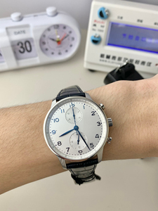 Montre-bracelet mécanique numérique ultra-fine en acier inoxydable avec cadran en cristal saphir, bracelet en cuir étanche pour homme - Product Image 2