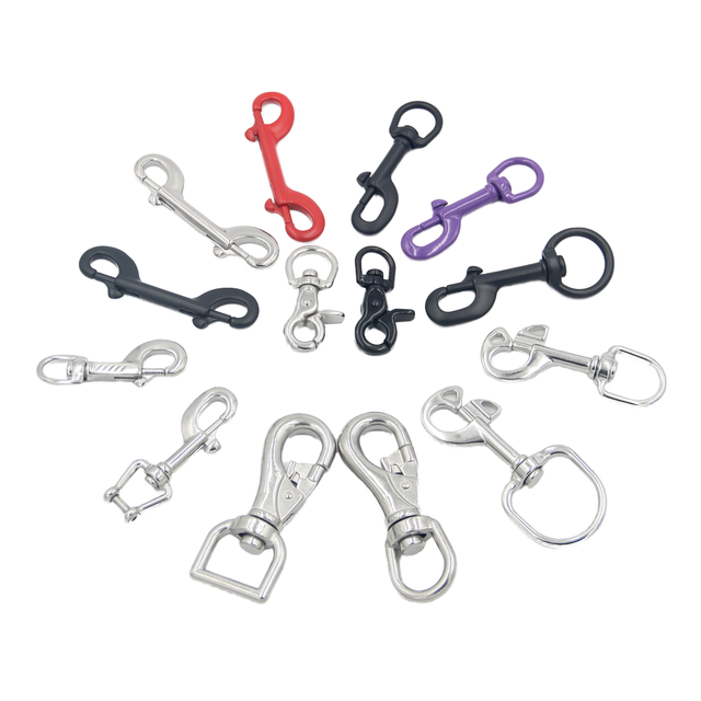 New Stainless Steel Swivel Trigger Clip Hook Dog Leash and Bag Key Ring Snap Hook