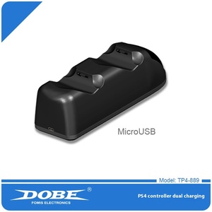Soporte de cargador dual DOBE para controlador de <span class=keywords><strong>PS4</strong></span> soporte de base de carga inalámbrica para Dual Shock 4 Controle Base para <span class=keywords><strong>PS4</strong></span> Gamepad Joystick - Product Image 4