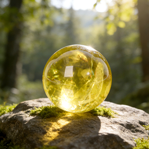 High Quality Natural Congo Citrine Sphere Polished <b>Crystal</b> Sphere for Fengshui Decoration - Product Image 2