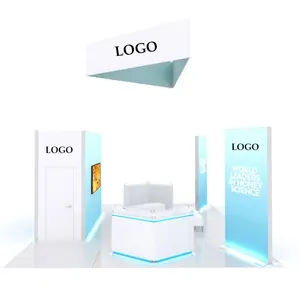 Custom Design Exhibition Booth Modular Tension Fabric Wall Aluminium Trade Show Booth