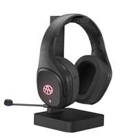 Casque de jeu numérique sans fil ZFX 2.4G+BT pour PC, PS4/PS5, Xbox avec station de charge