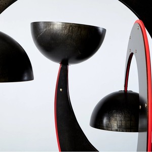 Lampe de table minimaliste italienne, style moderne et simple, design Saturne, lumière LED, base E27, pour salon, chambre à coucher, bureau - Product Image 2
