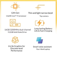 Laptop bisnis dan kantor book17s edisi remaja, layar besar IPS definisi tinggi 17,3 inci, core i5 generasi ke-12, RAM 16GB, penyimpanan 512GB