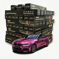 Film adhésif en vinyle PVC PET à changement de couleur, résistant aux UV, anti-rayures, pour la décoration extérieure automobile
