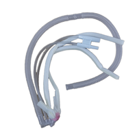 Canule en silicone jetable avec dents nasales Masques nasaux Interface pour nouveau-né Générateur CPAP nasal respiratoire non invasif