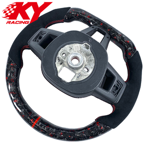 Volante deportivo personalizado de fibra de carbono y cuero con LED RPM para BMW G20 G22 G30 G80 G82 G87 G11 G12 G05 M3 M4 M5 X3 X5 X7 X5M - Product Image 3