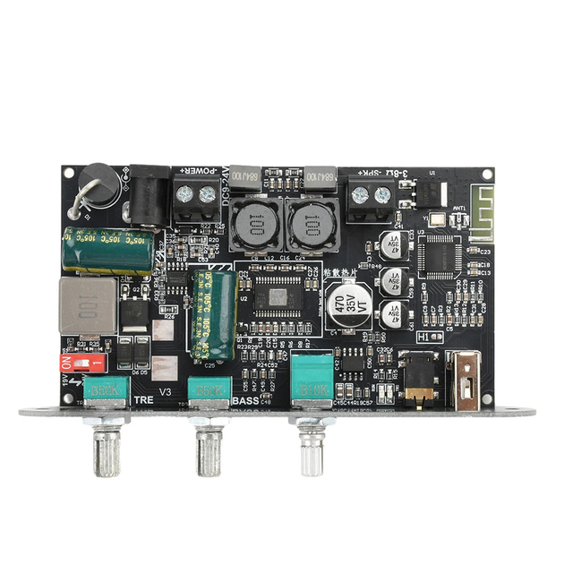 ZK-1001U Mono 100W TPA3116D2 BT 5.3 Audio Amplifier Module Digital Sound Power Amplifier AMP Module Home Theater AUX