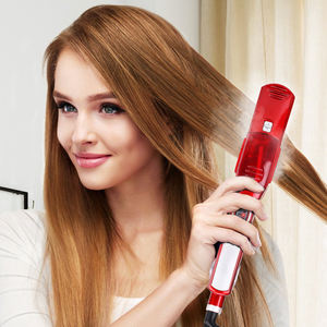 Plancha <span class=keywords><strong>de</strong></span> <span class=keywords><strong>Vapor</strong></span> Eléctrica para el Cabello, <span class=keywords><strong>Planchas</strong></span> Alisadoras <span class=keywords><strong>de</strong></span> Cerámica <span class=keywords><strong>de</strong></span> Turmalina con Calentador PTC, Herramientas para Alisar el Cabello - Product Image 3