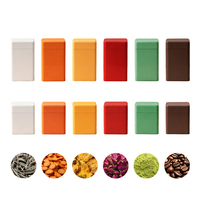 Boîte en métal rectangulaire en fer blanc pour le stockage de gâteaux et d'aliments avec impression de logo personnalisée pour l'emballage
