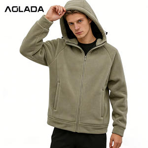 Factory Direct Classic Solid Color Stretch Cuff Warm and Windproof Hooded <strong>Jacket</strong> Customized Outdoor Casual Men's <strong>Jacket</strong> - Product Image 5