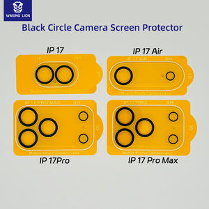 Protecteur d'objectif de caméra Hd anti-rayures complet Protecteur de caméra de téléphone portable en verre trempé pour Iphone 17 14 15 16e 16 13 <span class=keywords><strong>Pro</strong></span> Max - Product Image 4