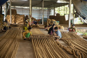 Tapis de coco pour le contrôle de l'érosion et la stabilisation du sol 100% rouleau de fibre de noix de coco naturelle en gros - Product Image 6