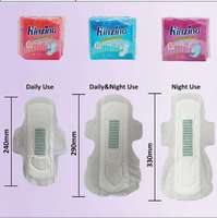Serviettes hygiéniques en coton biologique avec protection anti-fuites jetable, larges, pour flux abondant, nuit, OEM